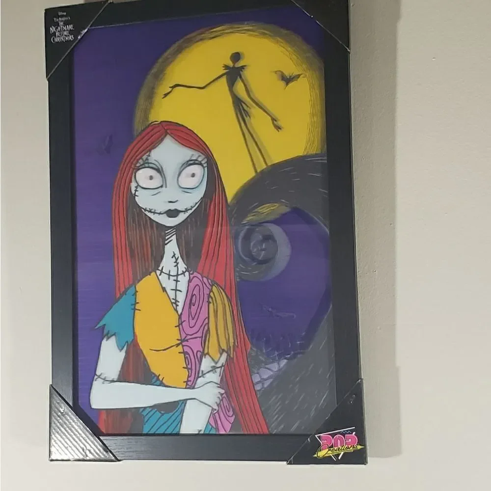 Nightmare Before Christmas 3D Pop Creations Wall Art